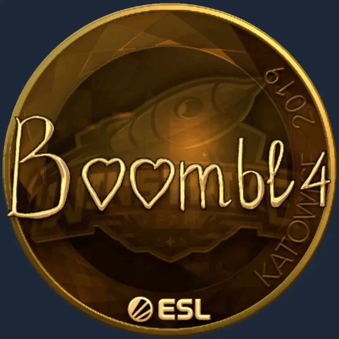 Sticker | Boombl4 (Gold) | Katowice 2019