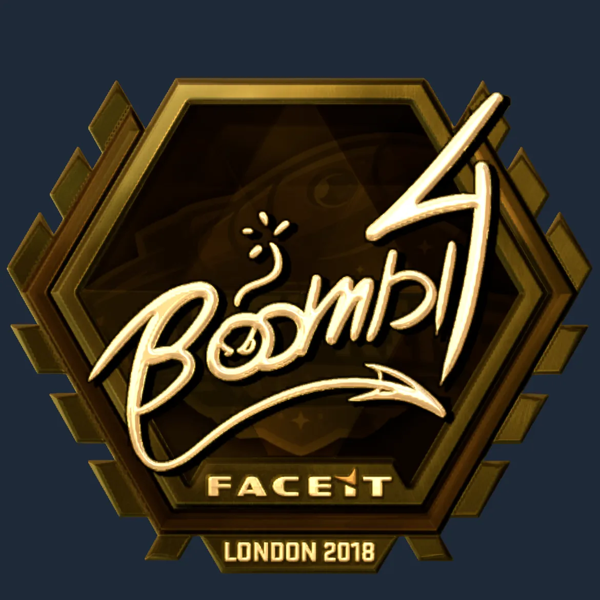 Sticker | Boombl4 (Gold) | London 2018