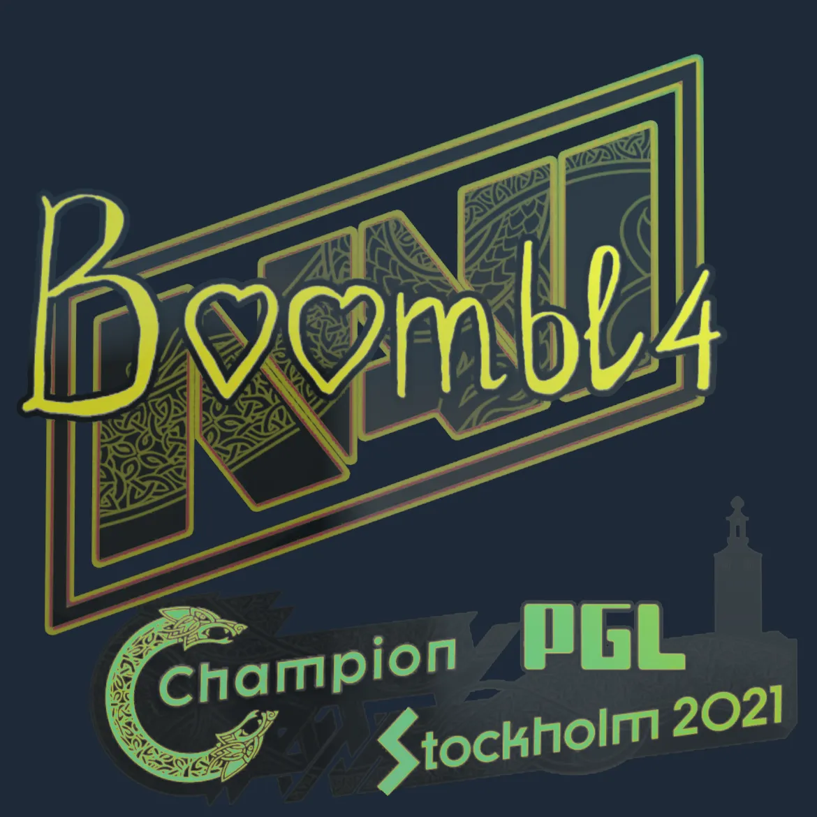 Sticker | Boombl4 (Holo) | Stockholm 2021