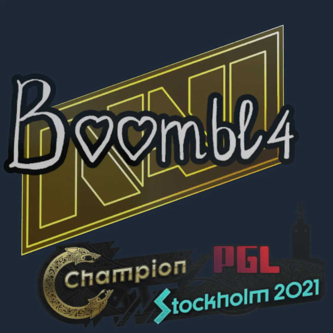 Sticker | Boombl4 | Stockholm 2021