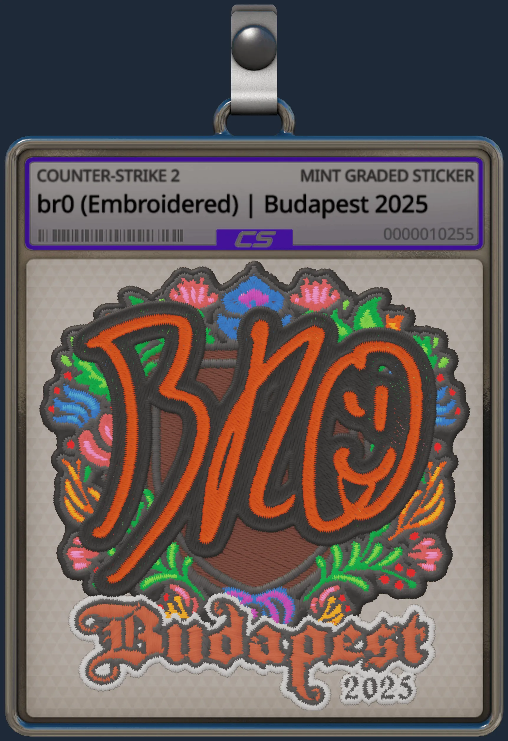 Sticker | br0 (Embroidered) | Budapest 2025