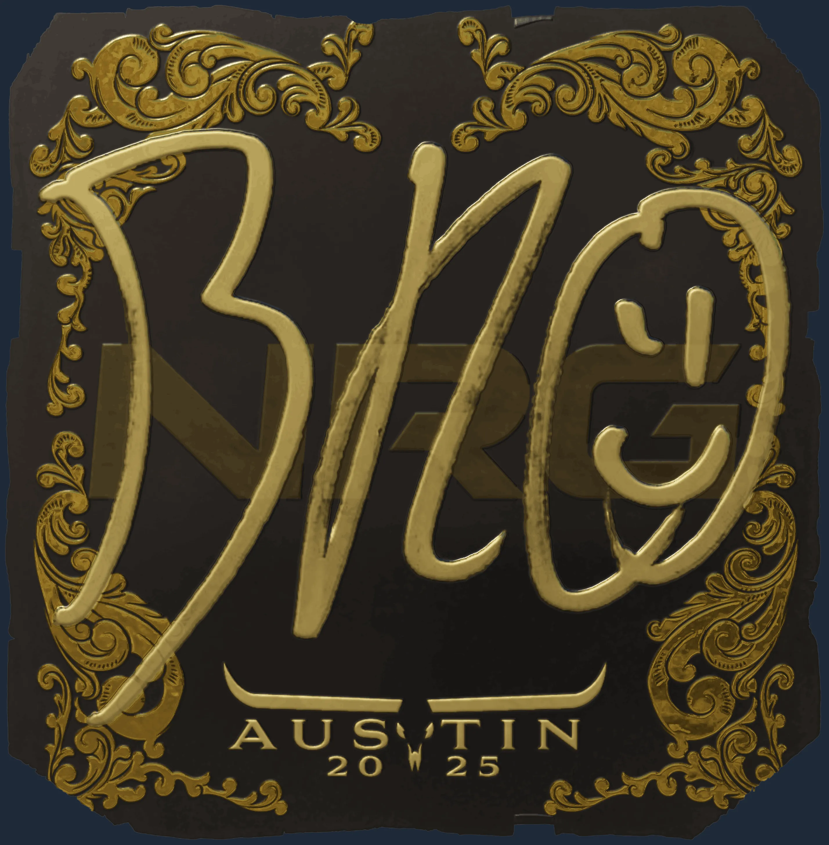 Sticker | br0 (Gold) | Austin 2025