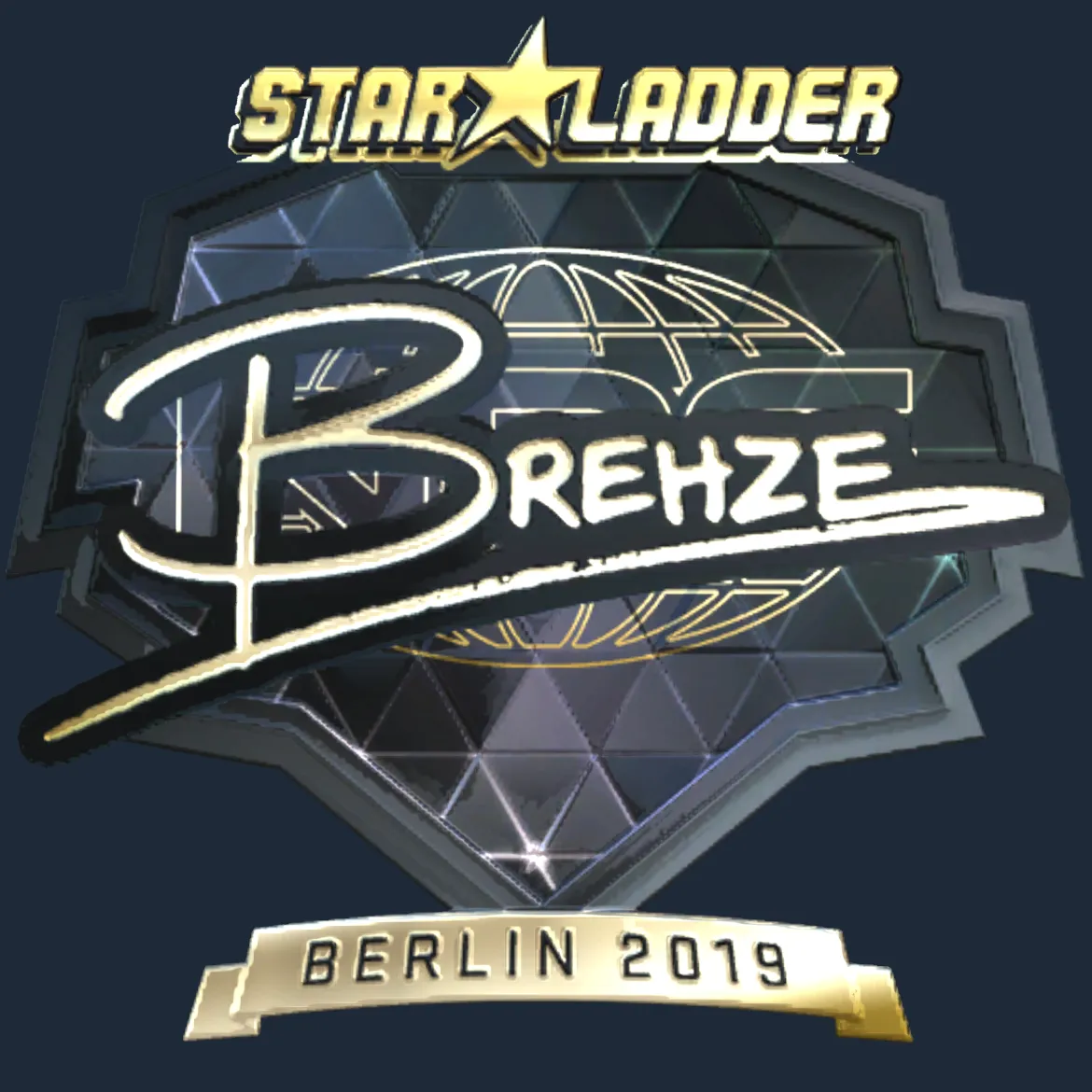 Sticker | Brehze (Gold) | Berlin 2019