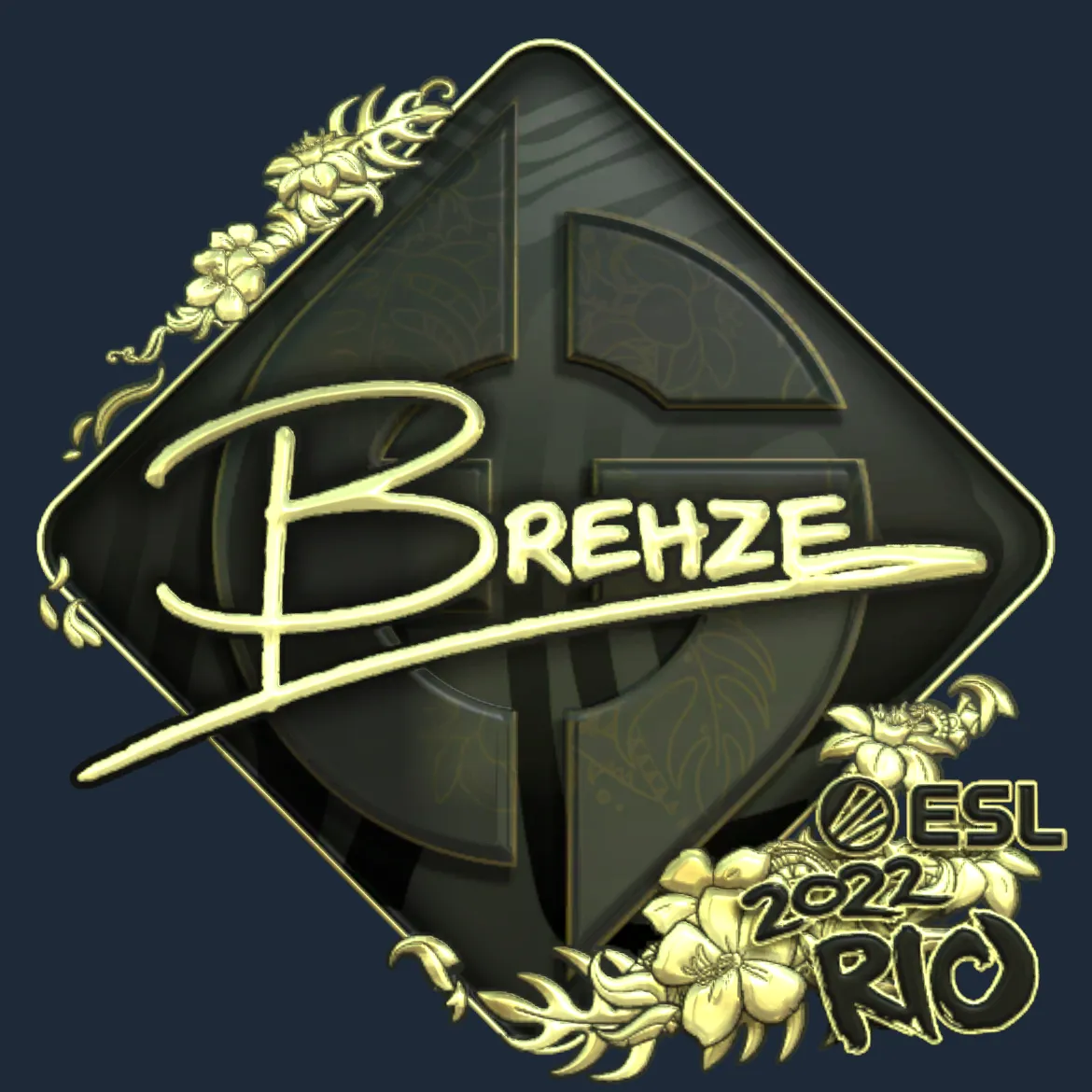 Sticker | Brehze (Gold) | Rio 2022