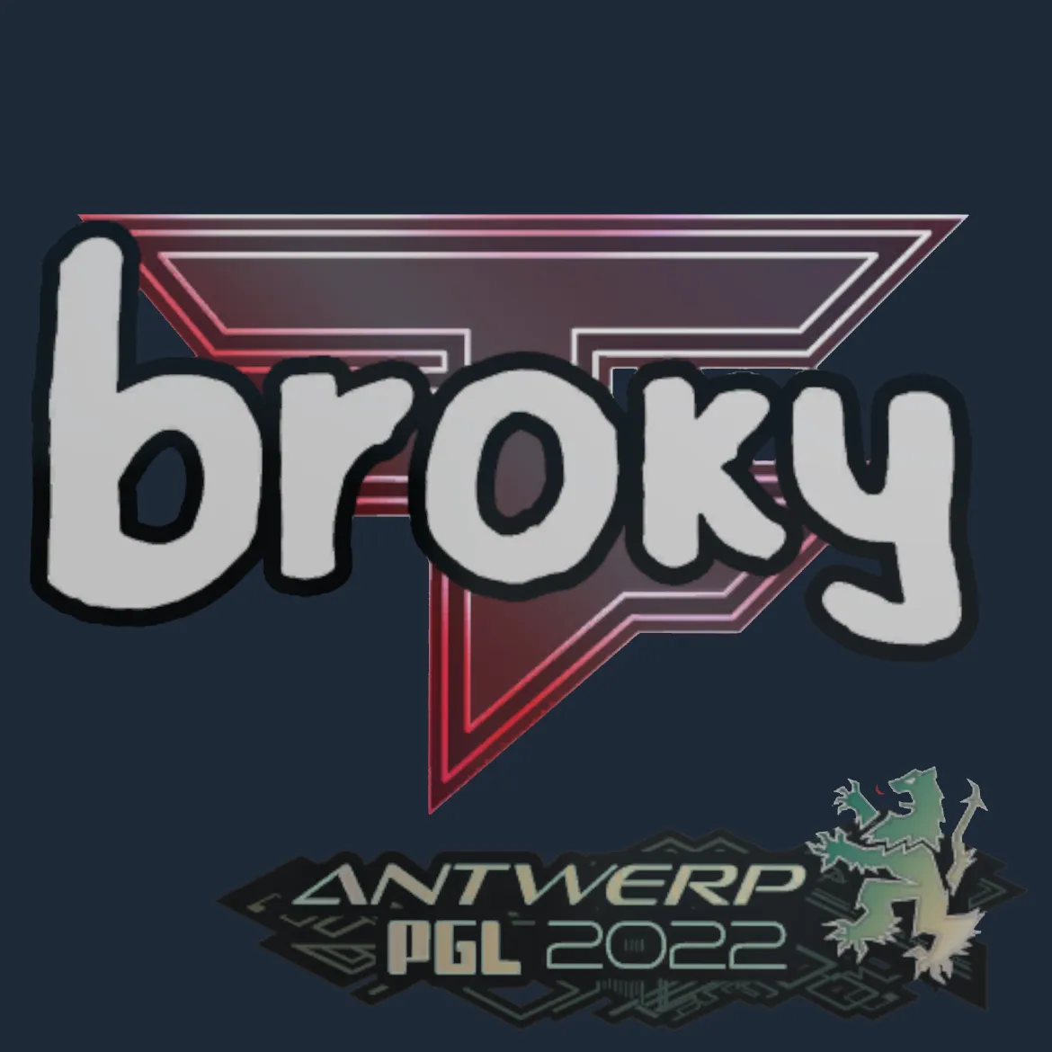 Sticker | broky | Antwerp 2022