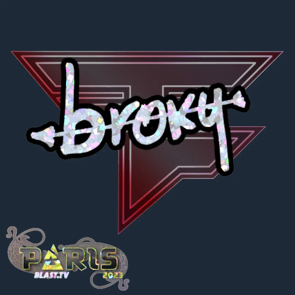 Sticker | broky (Glitter) | Paris 2023