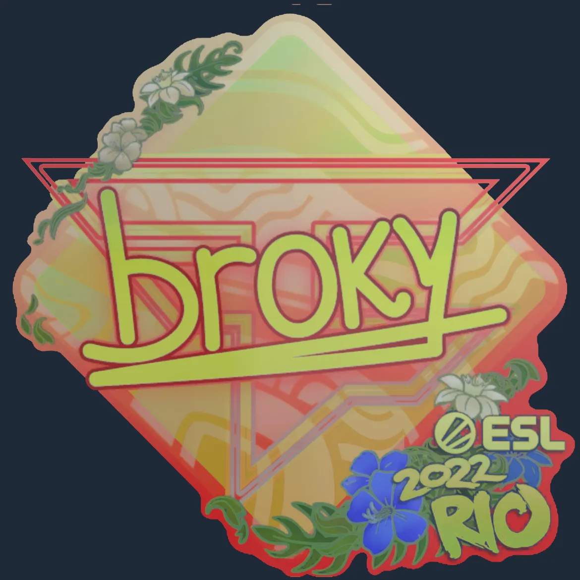 Sticker | broky (Holo) | Rio 2022