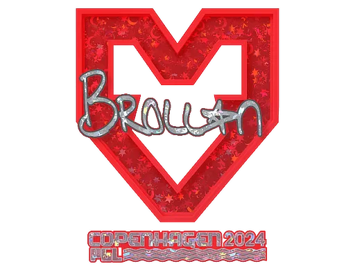 Sticker | Brollan (Glitter) | Copenhagen 2024