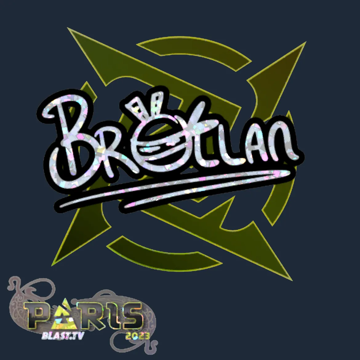 Sticker | Brollan (Glitter) | Paris 2023