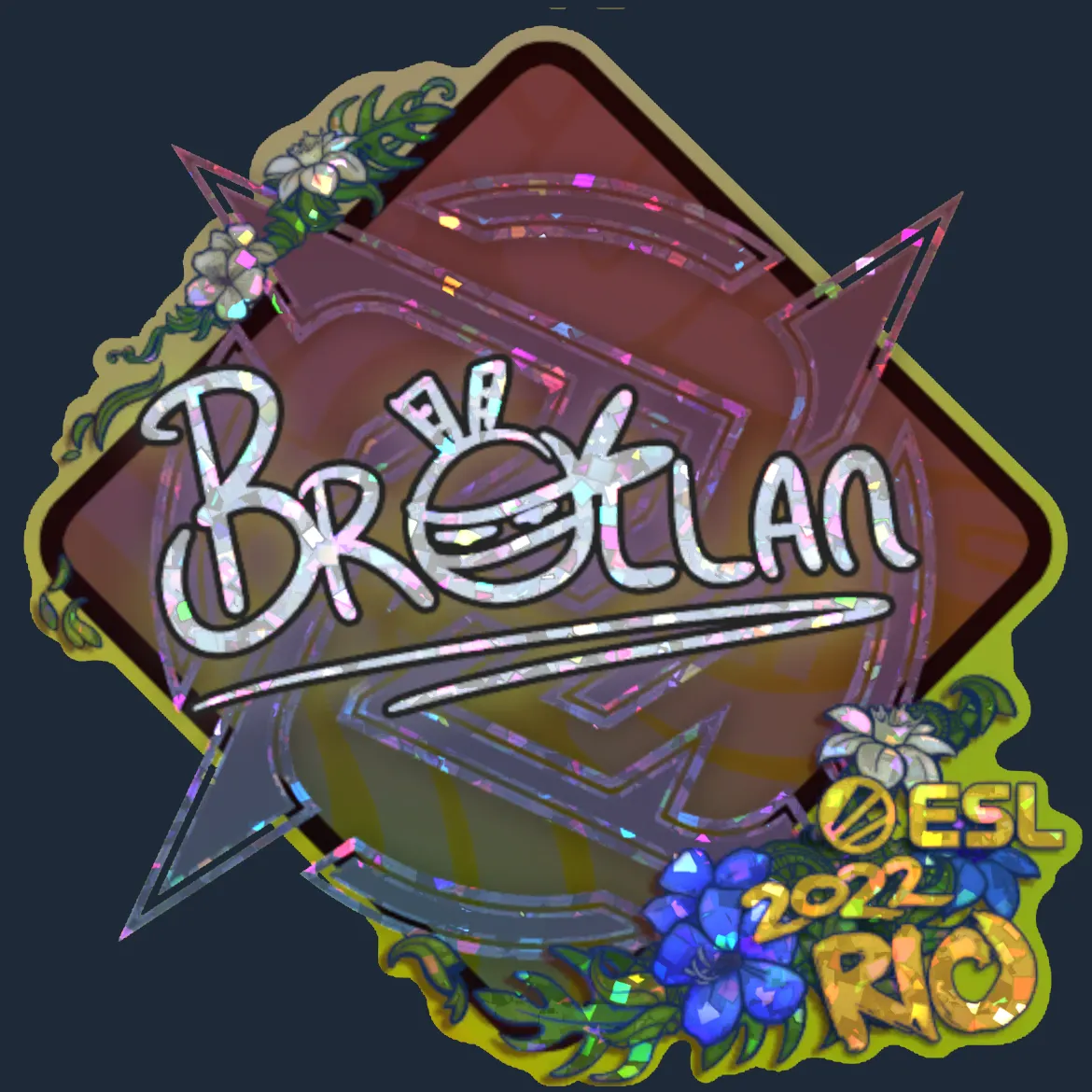 Sticker | Brollan (Glitter) | Rio 2022