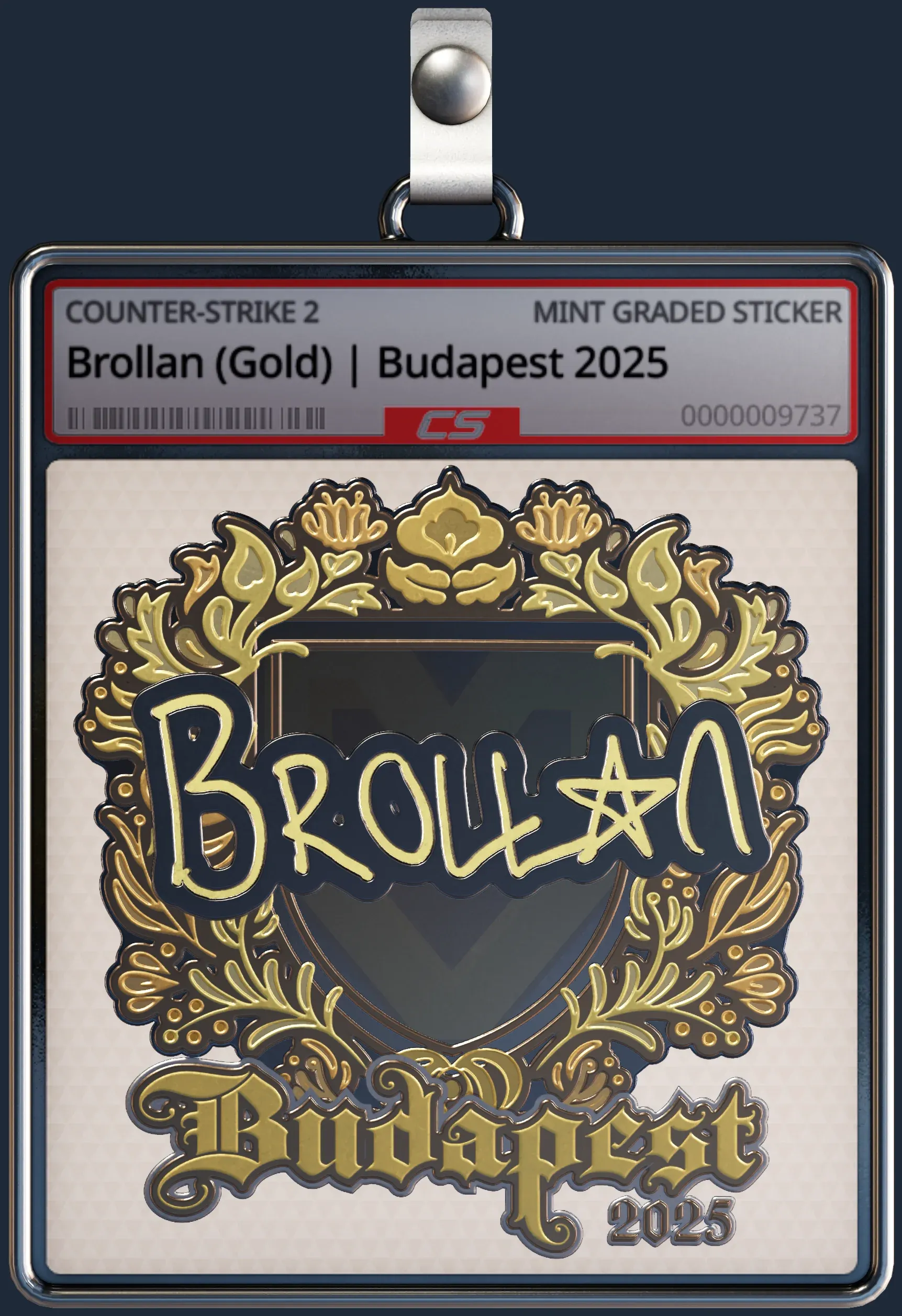 Sticker | Brollan (Gold) | Budapest 2025