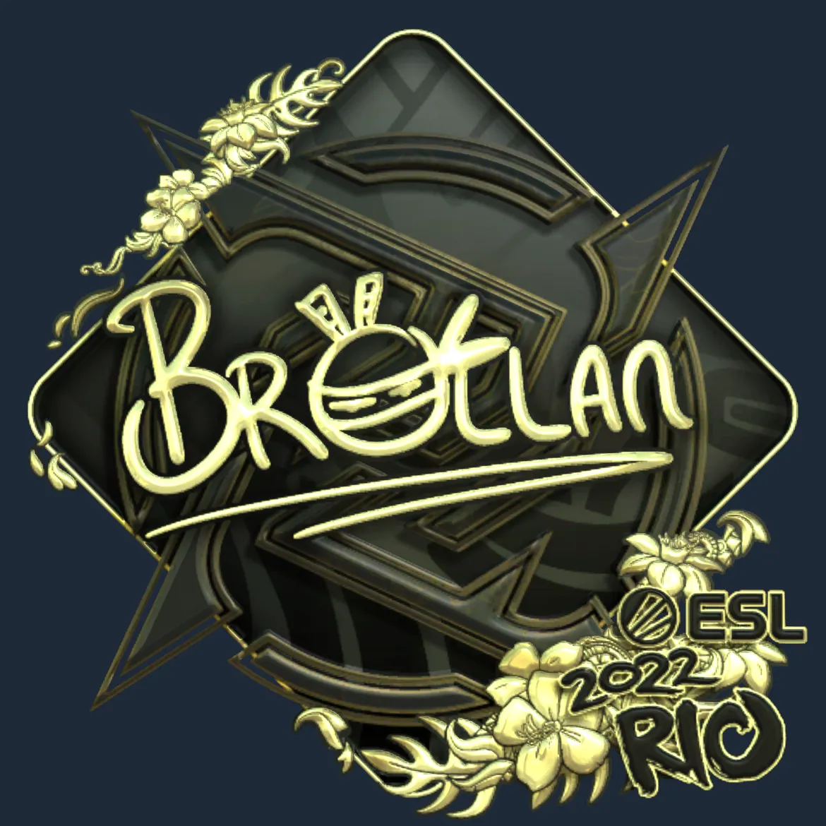 Sticker | Brollan (Gold) | Rio 2022