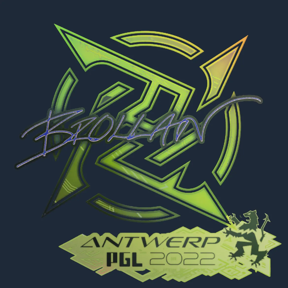 Sticker | Brollan (Holo) | Antwerp 2022