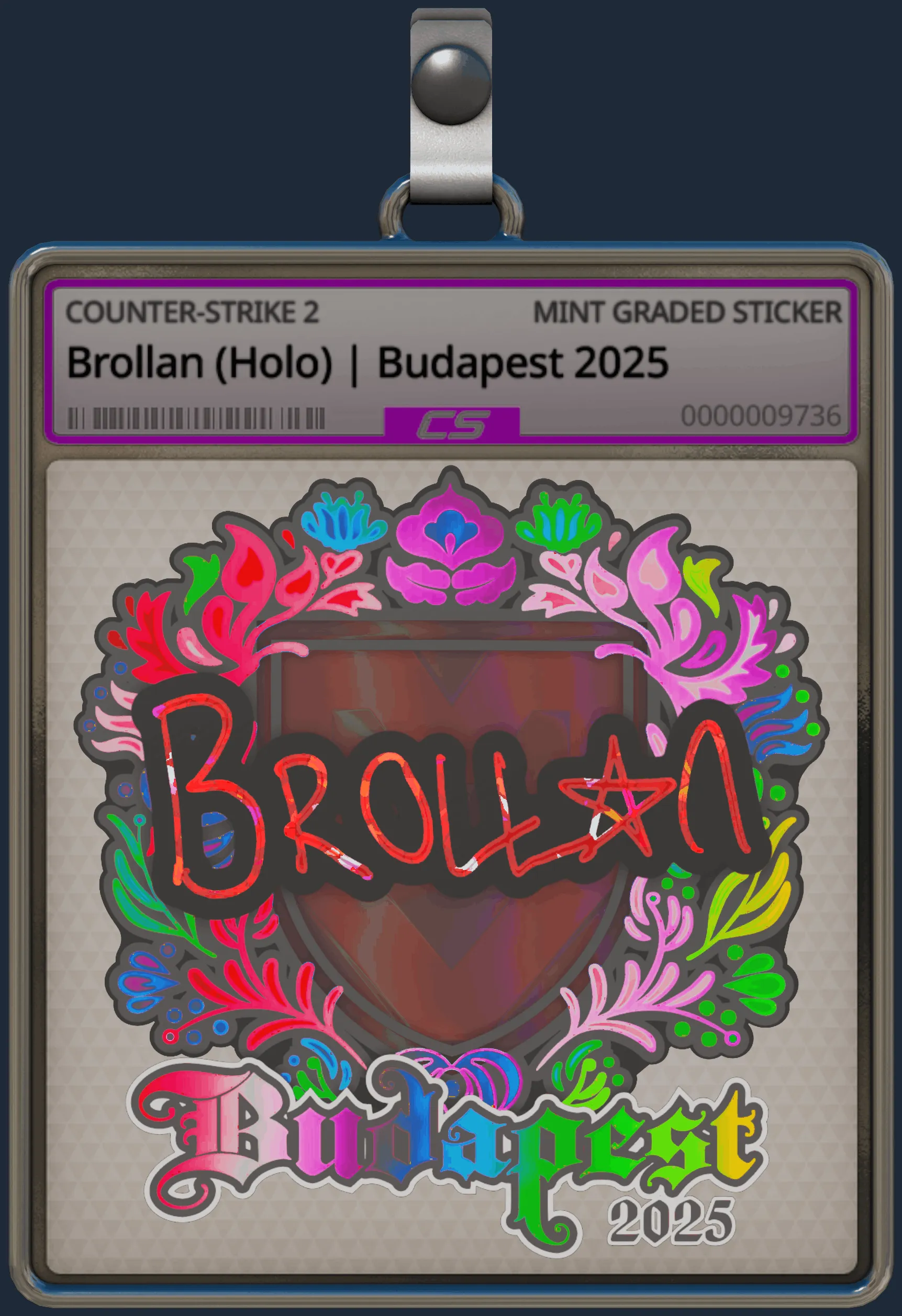 Sticker | Brollan (Holo) | Budapest 2025
