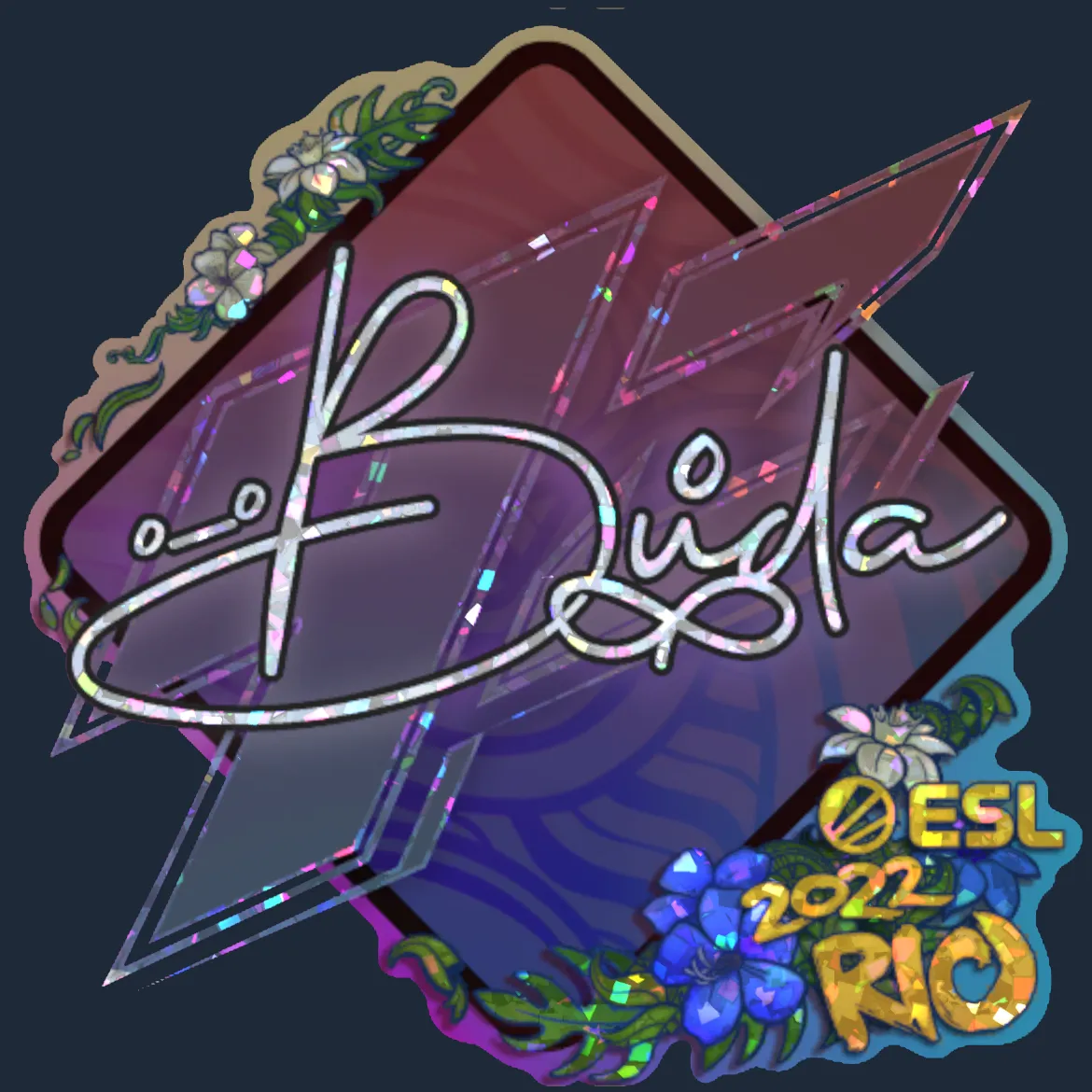 Sticker | BUDA (Glitter) | Rio 2022