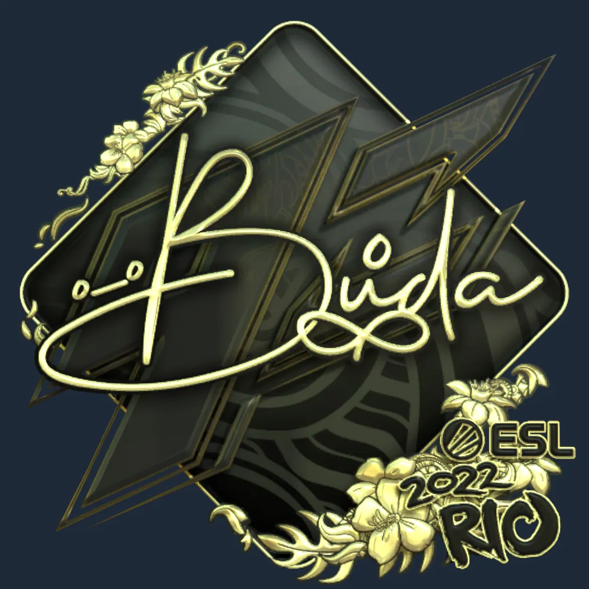 Sticker | BUDA (Gold) | Rio 2022