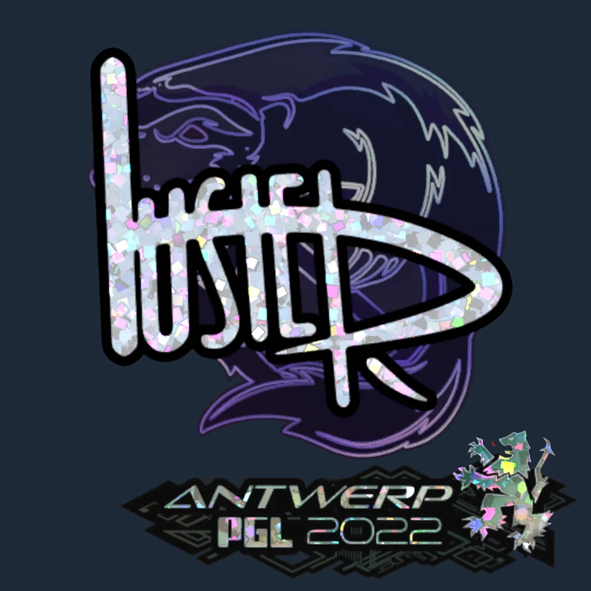 Sticker | buster (Glitter) | Antwerp 2022