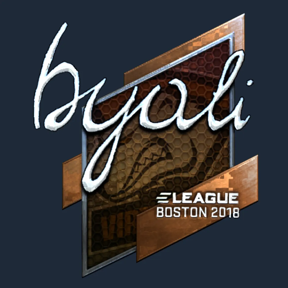Sticker | byali (Foil) | Boston 2018