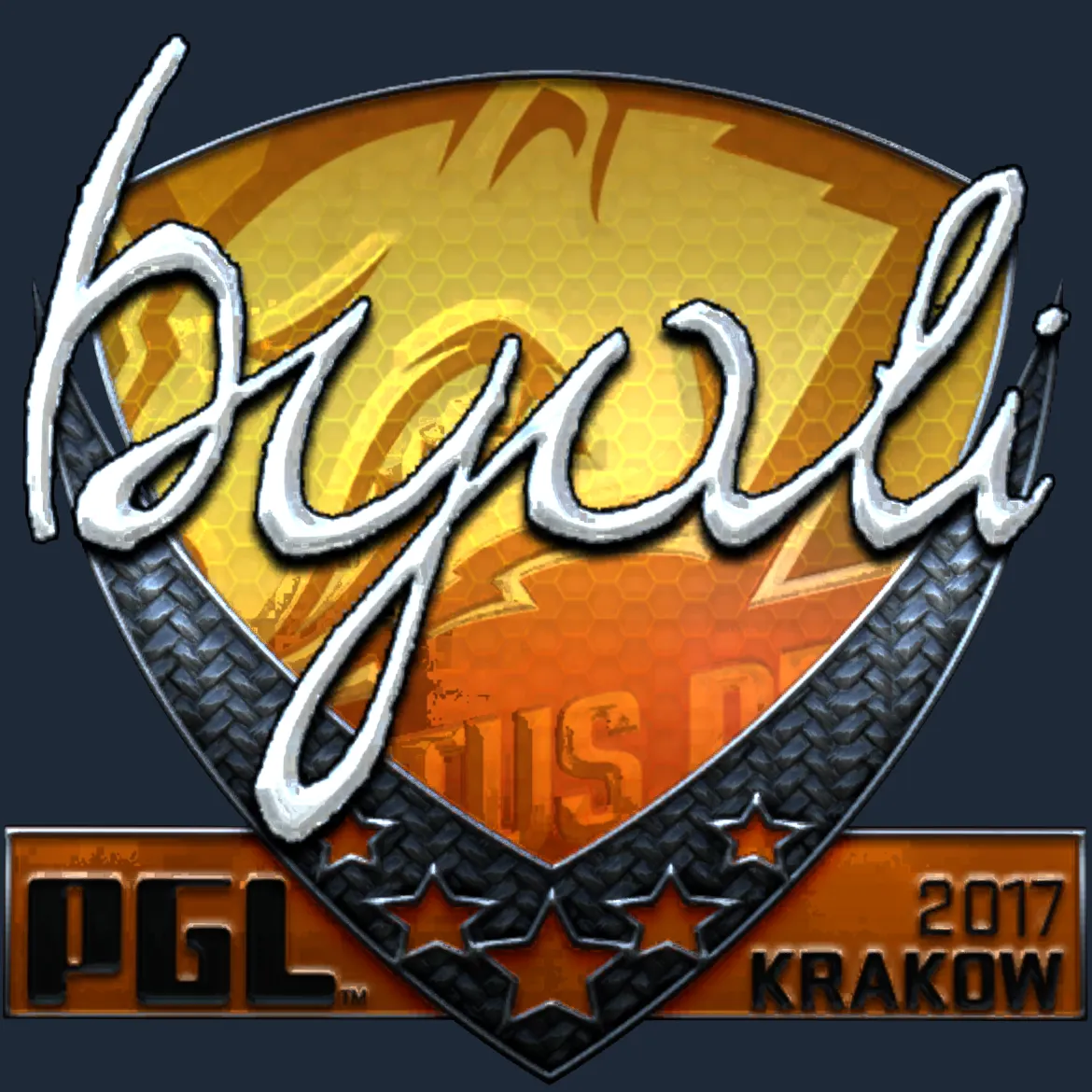 Sticker | byali (Foil) | Krakow 2017