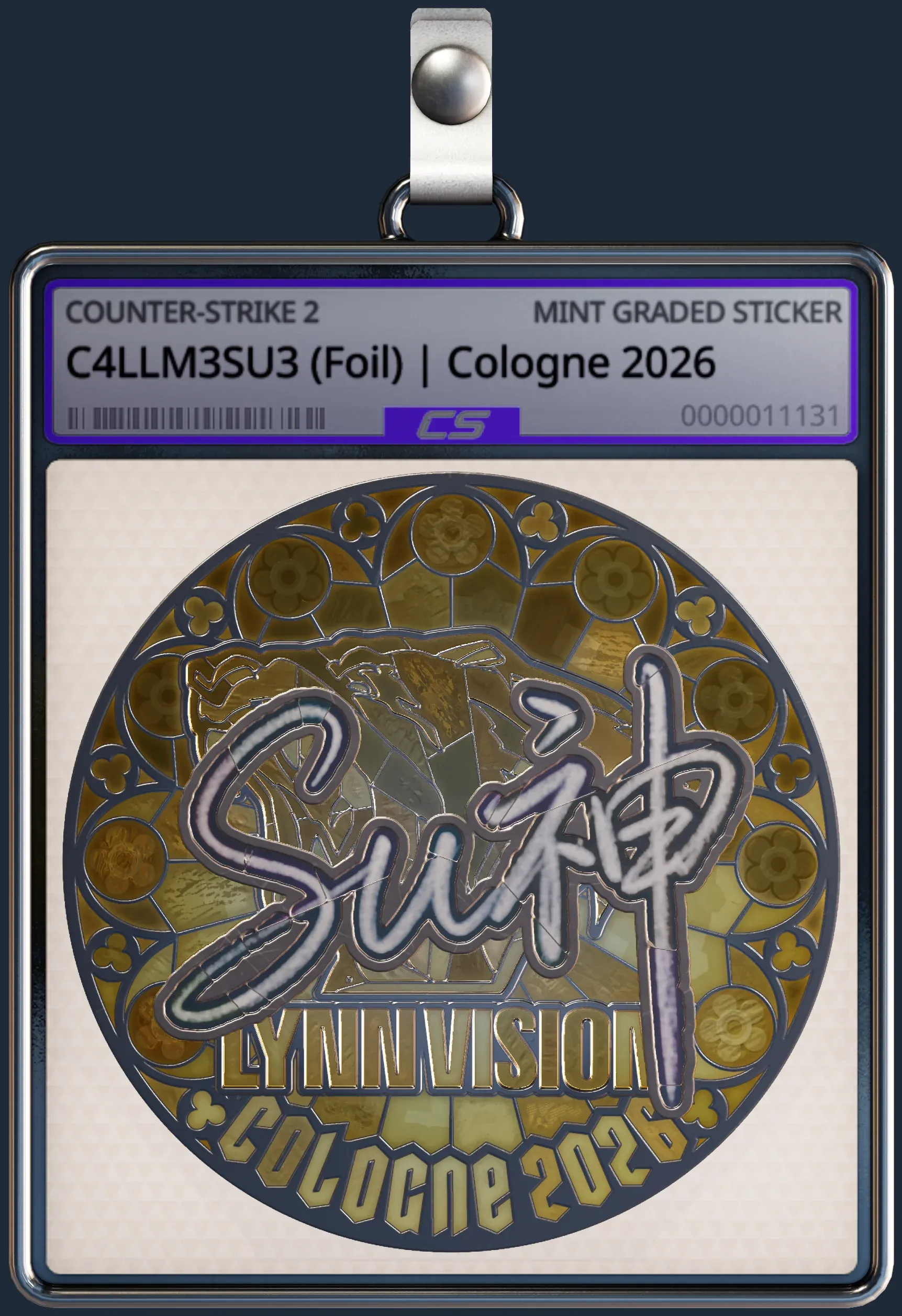 Sticker | C4LLM3SU3 (Foil) | Cologne 2026