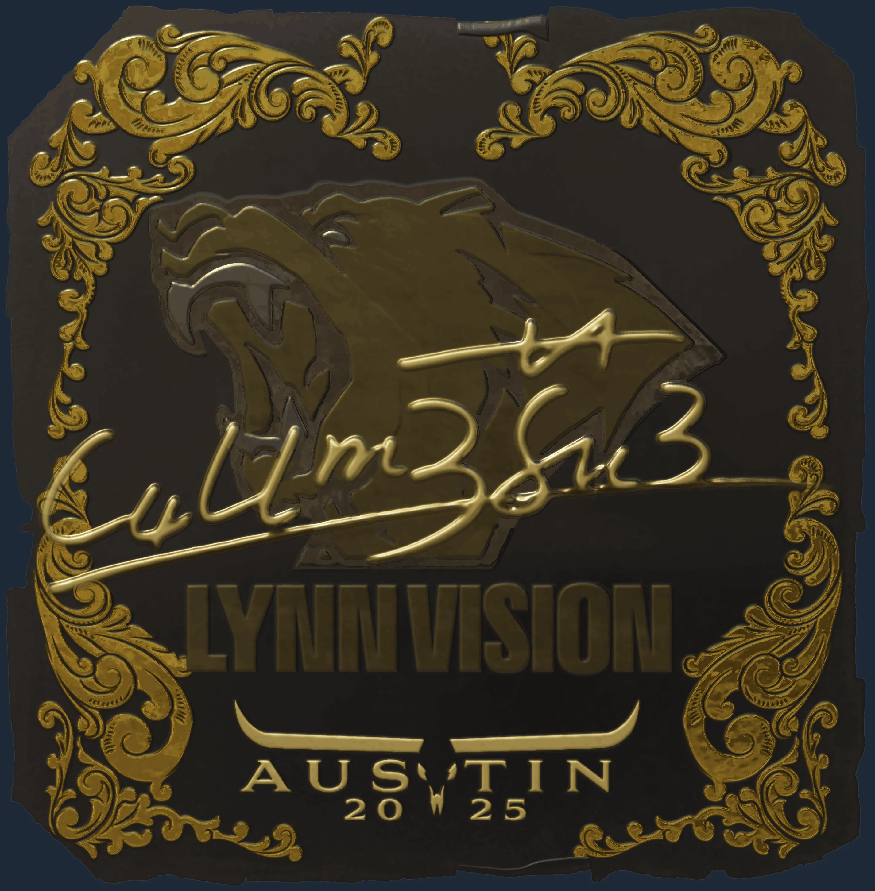 Sticker | C4LLM3SU3 (Gold) | Austin 2025