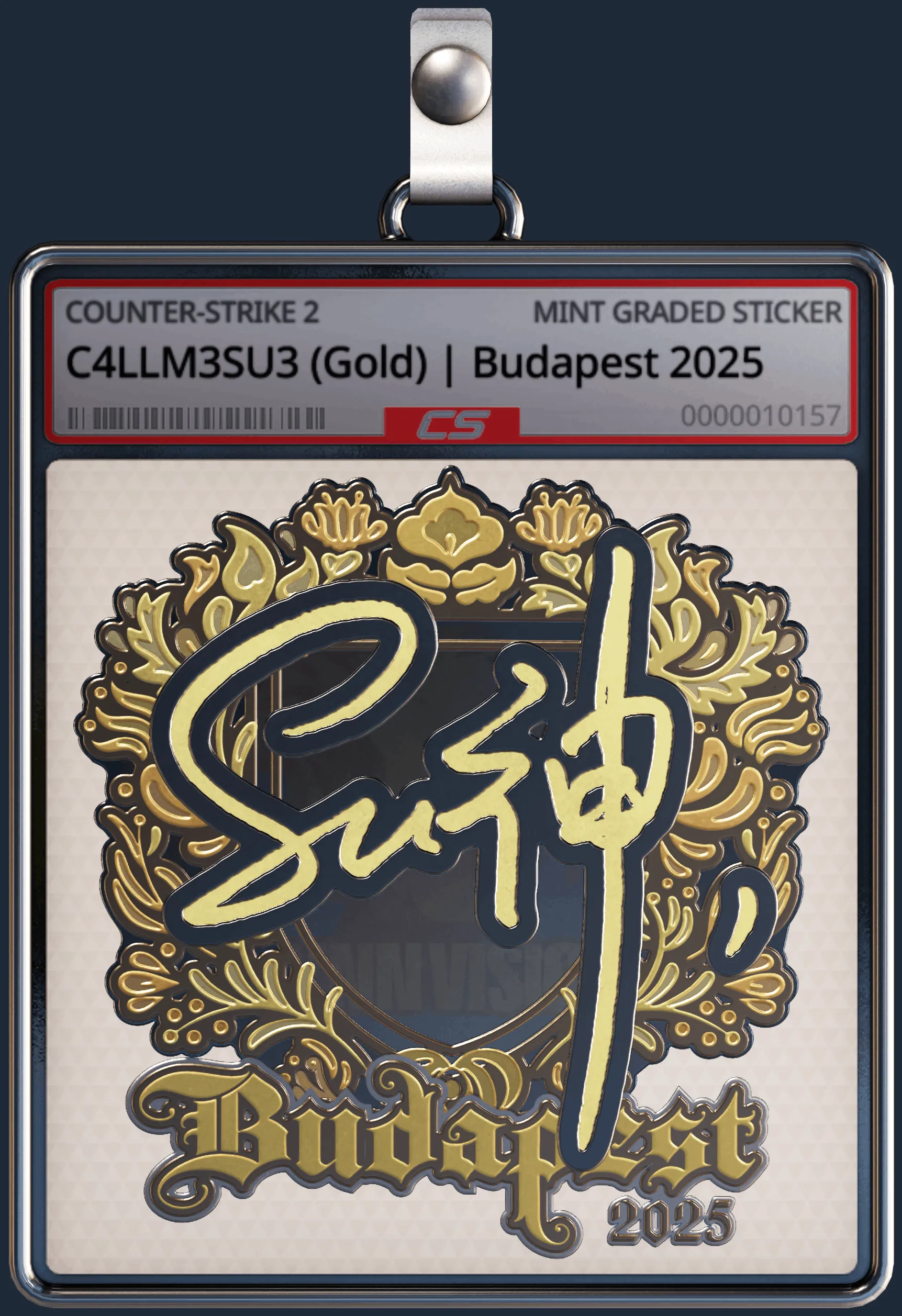 Sticker | C4LLM3SU3 (Gold) | Budapest 2025