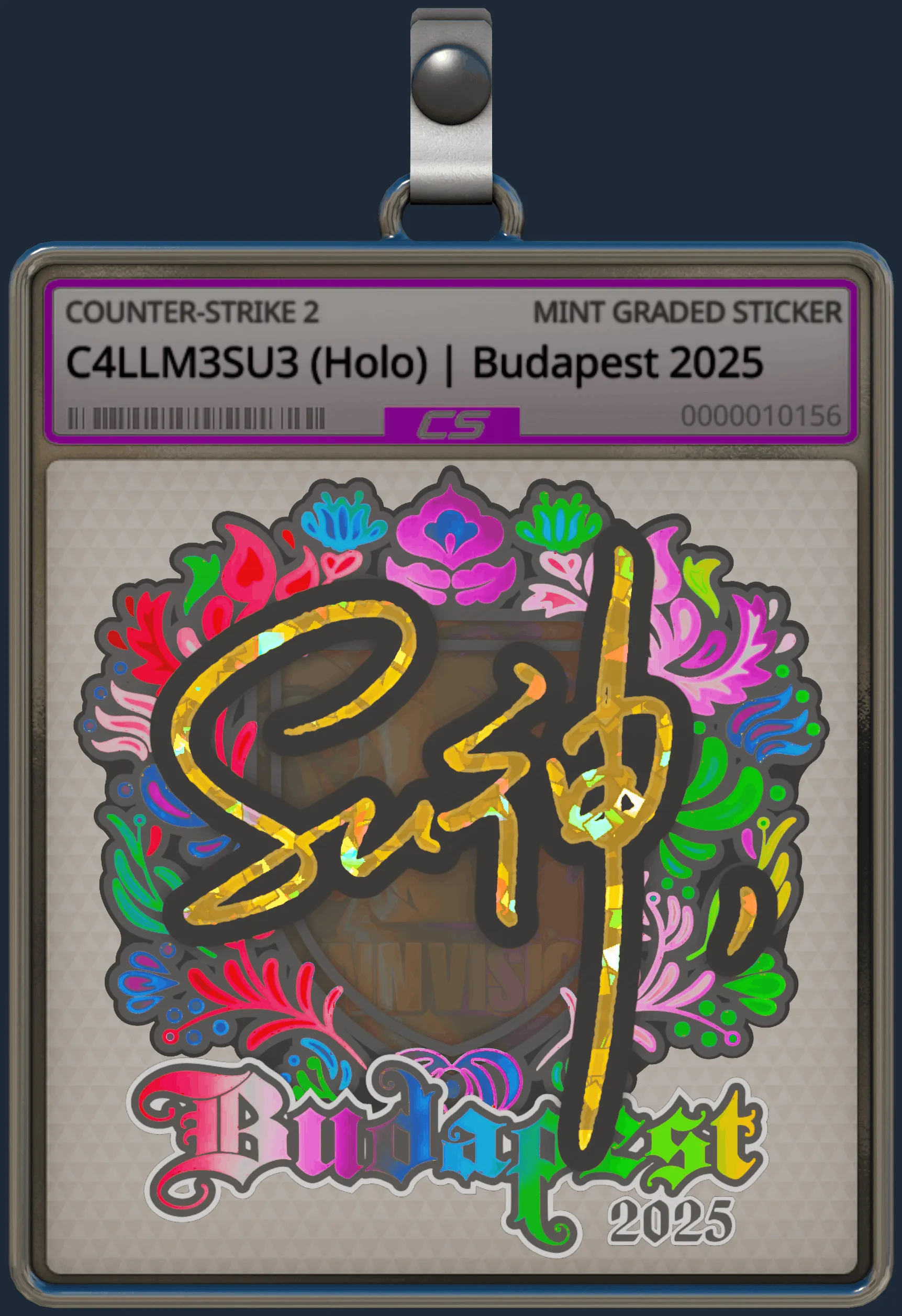 Sticker | C4LLM3SU3 (Holo) | Budapest 2025