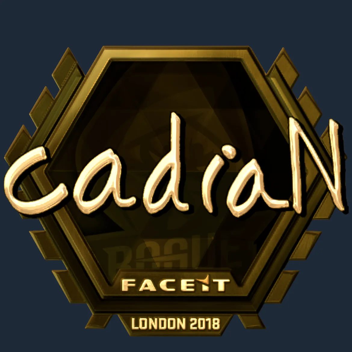 Sticker | cadiaN (Gold) | London 2018