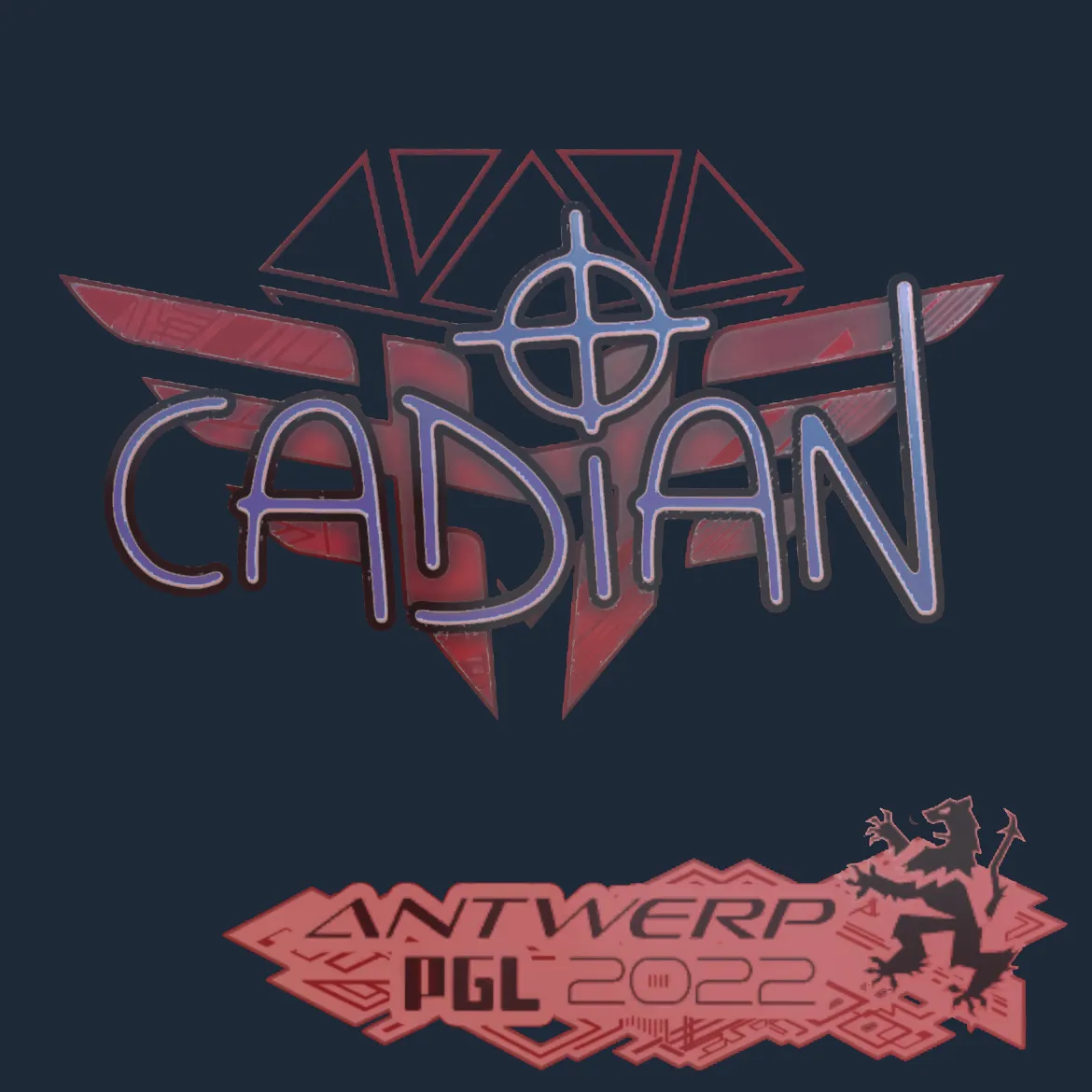 Sticker | cadiaN (Holo) | Antwerp 2022