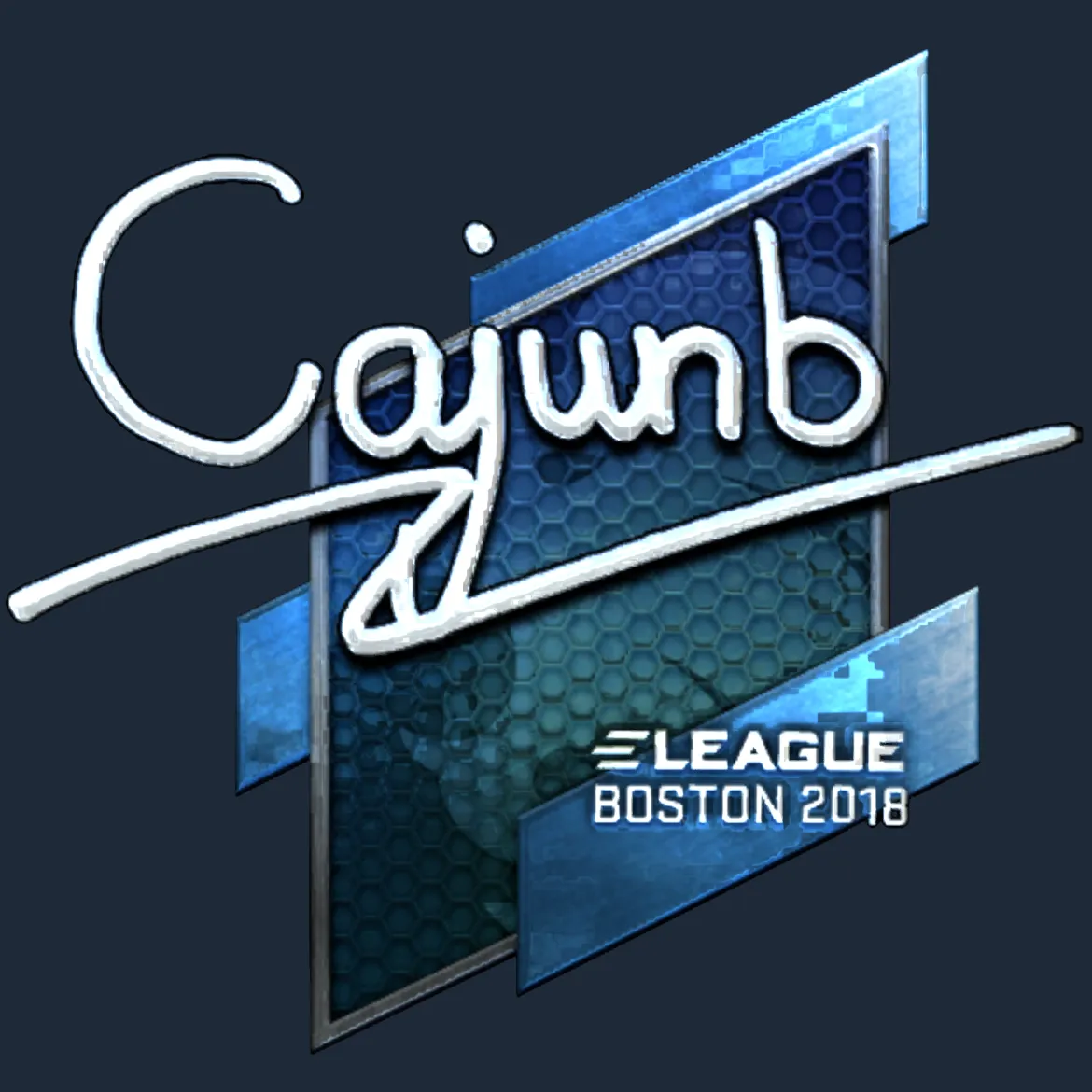 Sticker | cajunb (Foil) | Boston 2018