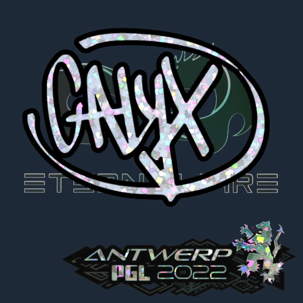 Sticker | Calyx (Glitter) | Antwerp 2022