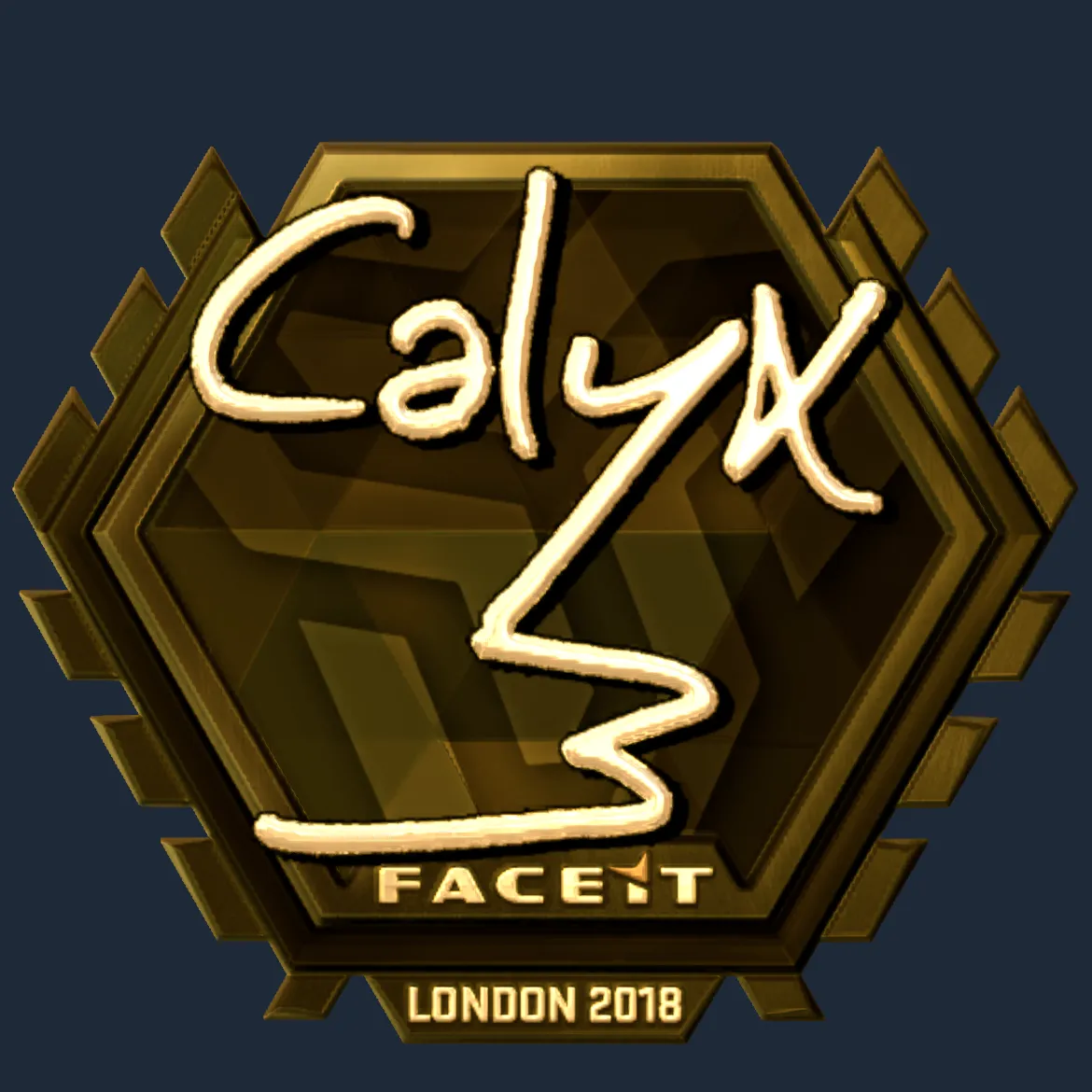 Sticker | Calyx (Gold) | London 2018