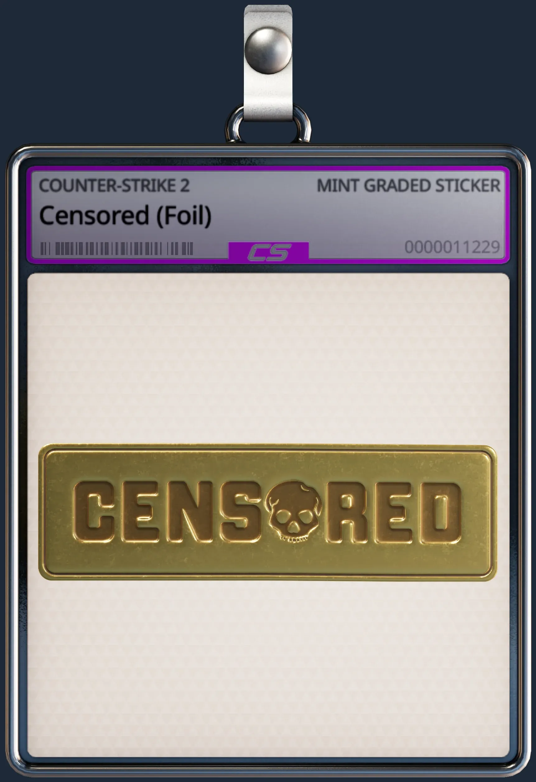 Sticker | Censored (Foil) Sticker | Censored (Foil)
