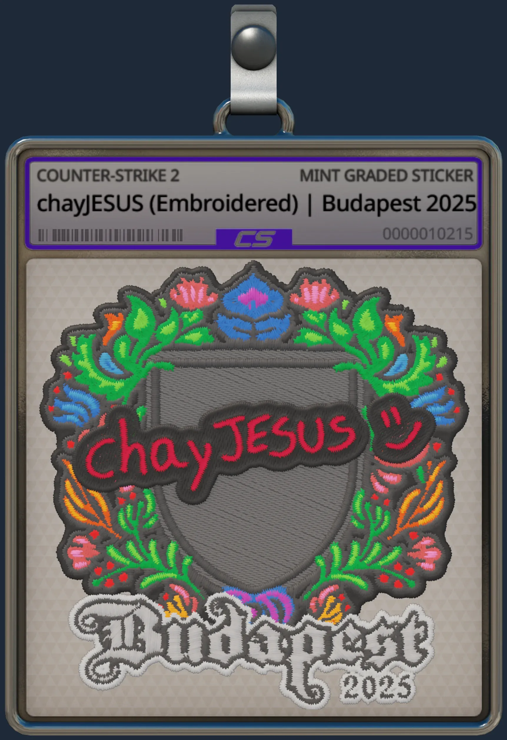 Sticker | chayJESUS (Embroidered) | Budapest 2025