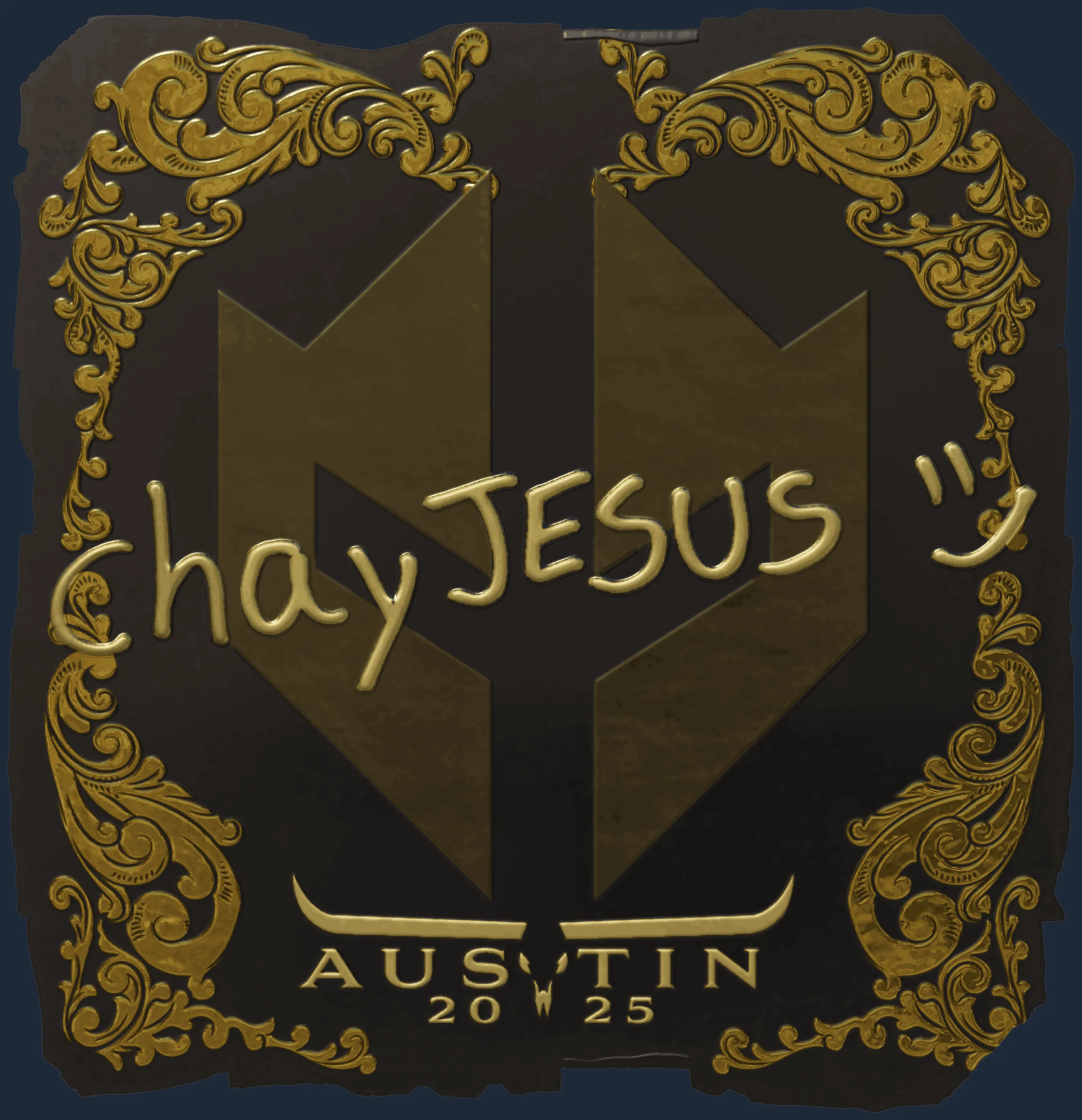 Sticker | chayJESUS (Gold) | Austin 2025