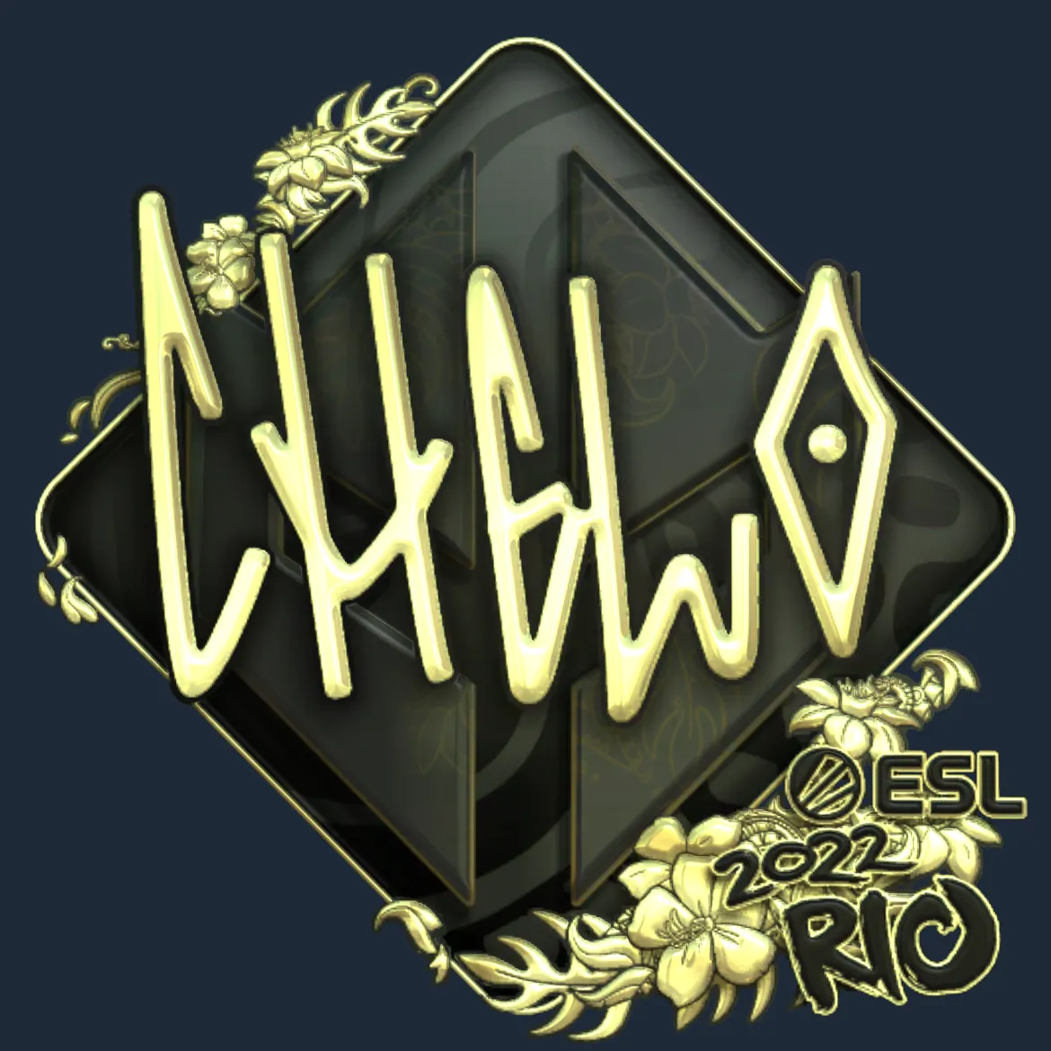 Sticker | chelo (Gold) | Rio 2022