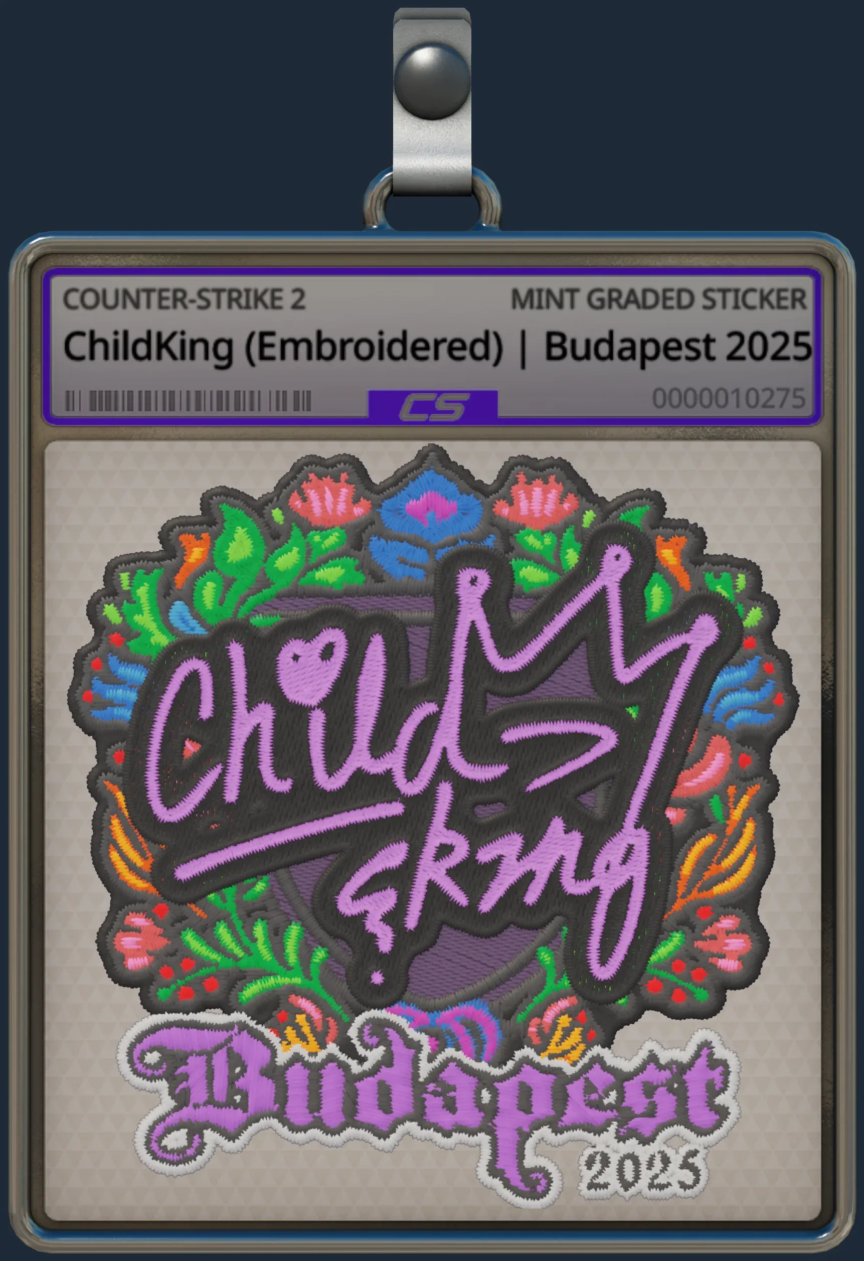 Sticker | ChildKing (Embroidered) | Budapest 2025
