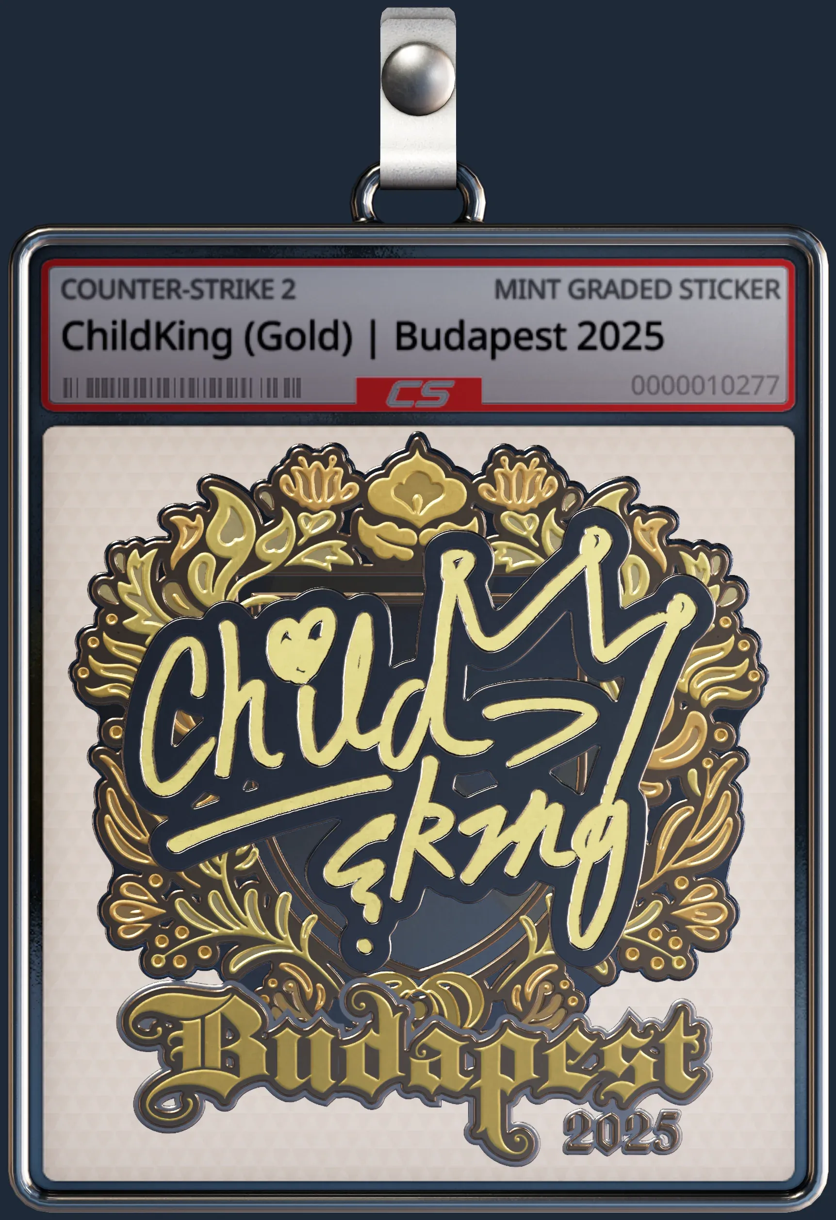 Sticker | ChildKing (Gold) | Budapest 2025