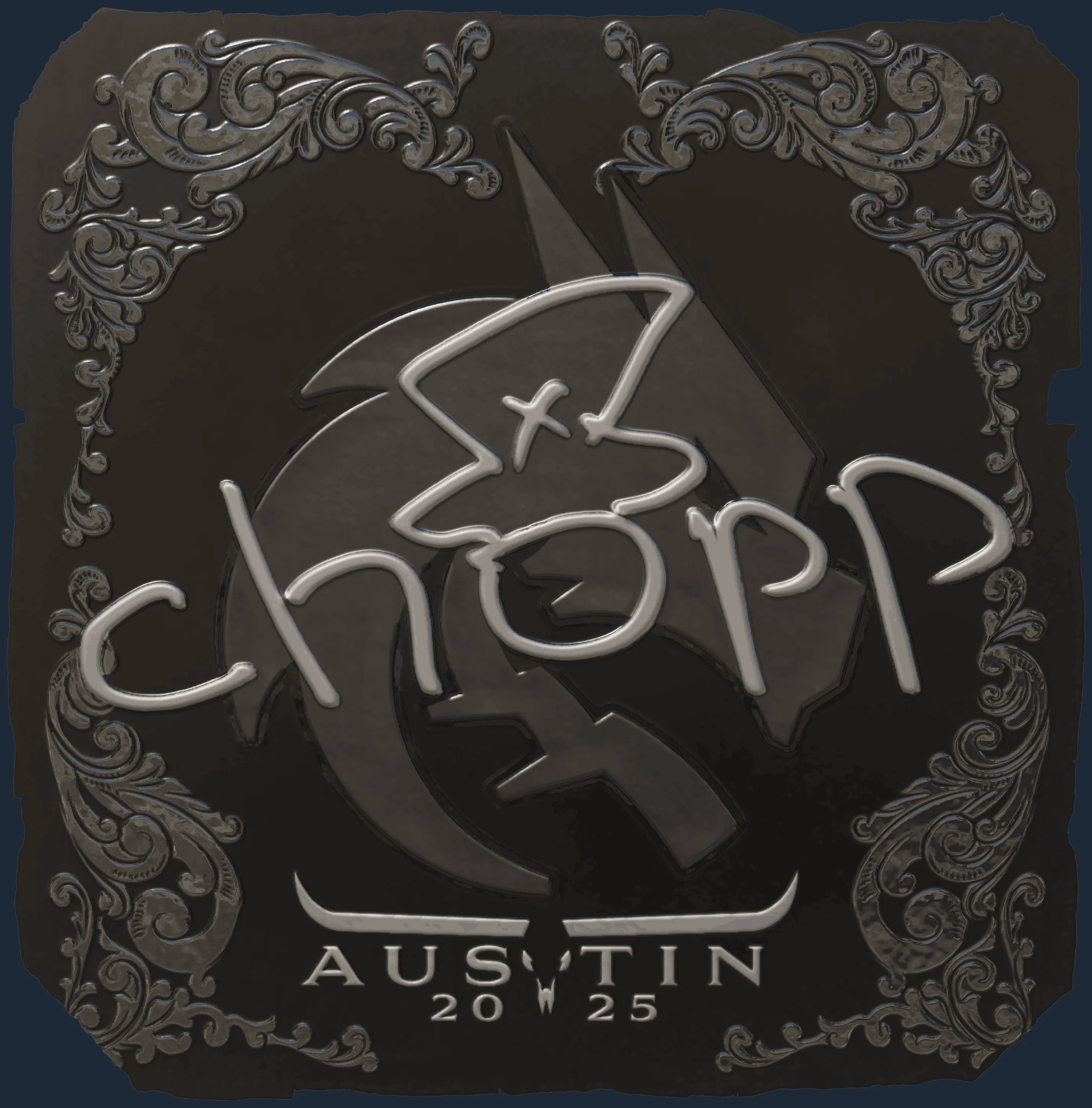 Sticker | chopper (Foil) | Austin 2025