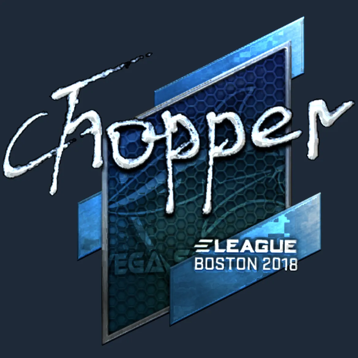 Sticker | chopper (Foil) | Boston 2018