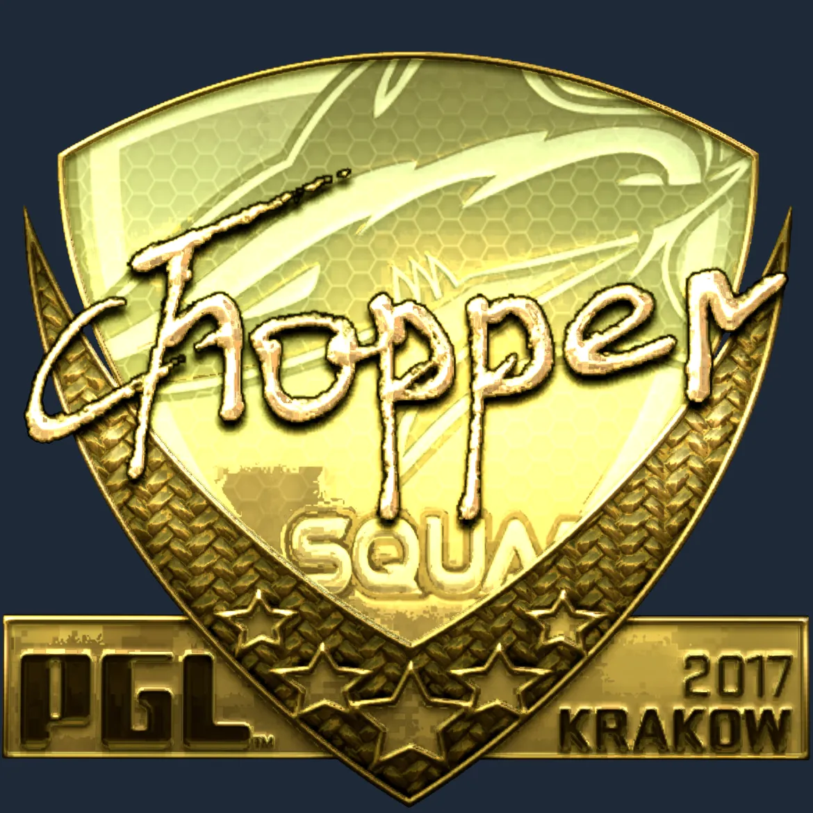 Sticker | chopper (Gold) | Krakow 2017