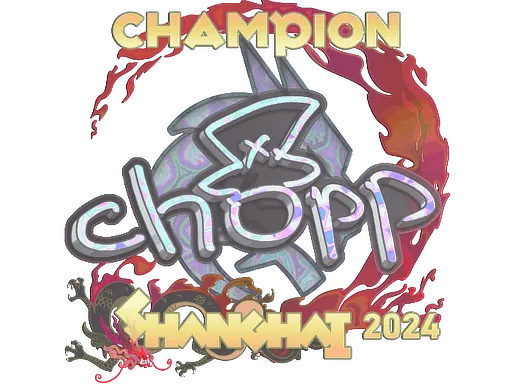 Sticker | chopper (Holo, Champion) | Shanghai 2024