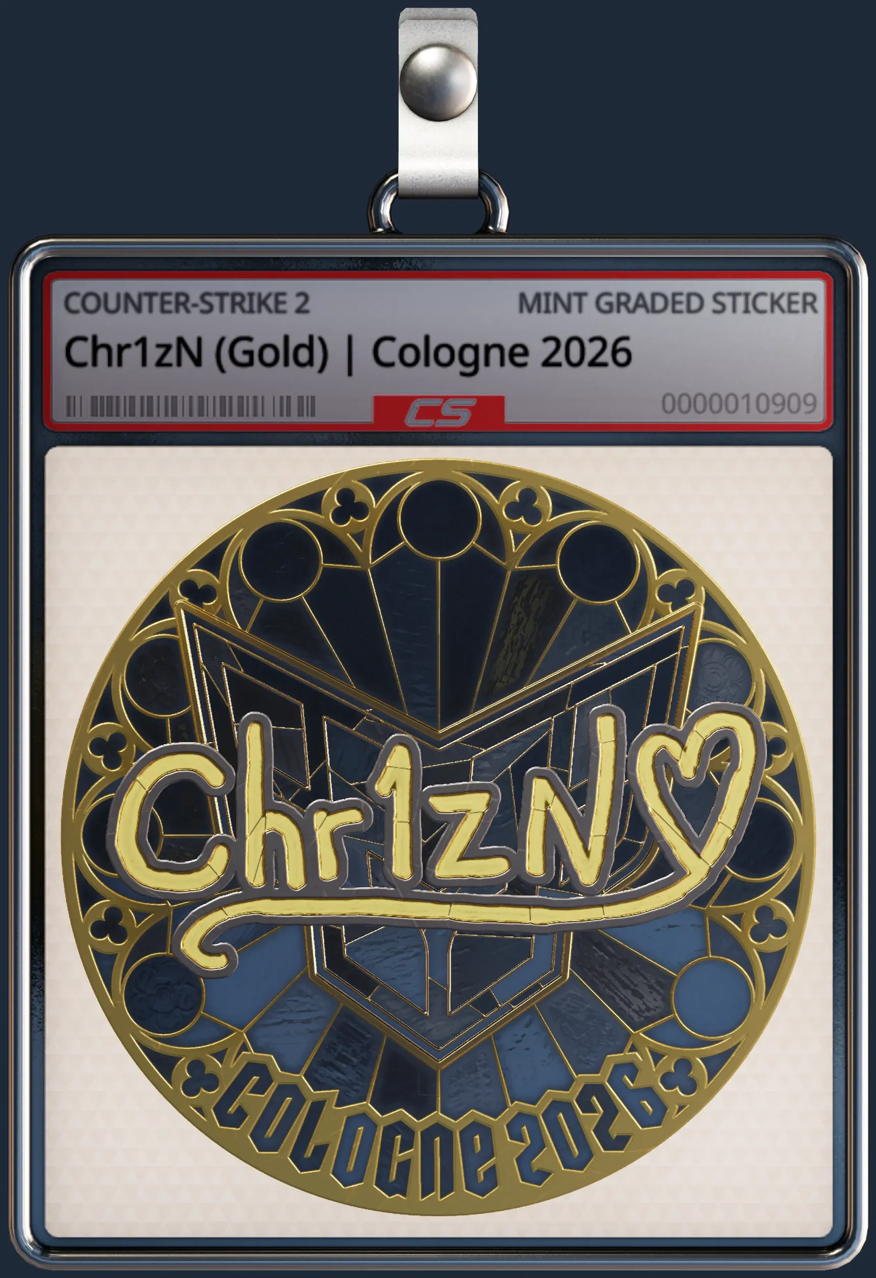 Sticker | Chr1zN (Gold) | Cologne 2026