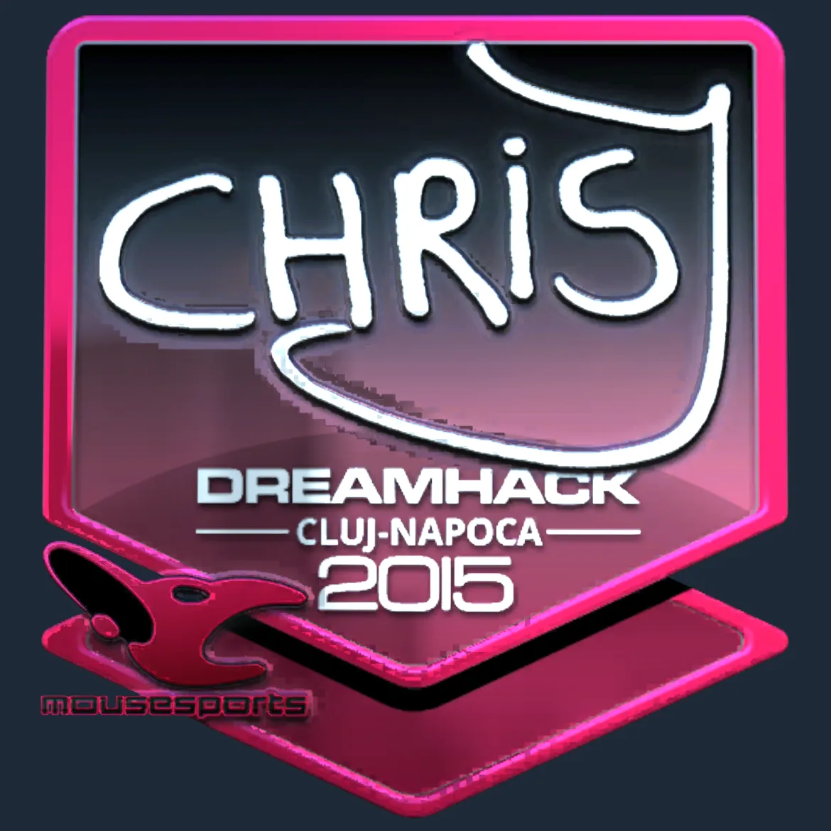 Sticker | chrisJ (Foil) | Cluj-Napoca 2015