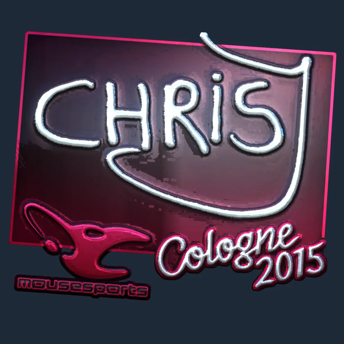 Sticker | chrisJ (Foil) | Cologne 2015