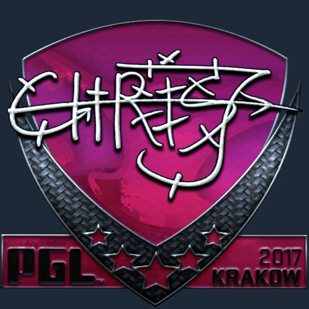 Sticker | chrisJ (Foil) | Krakow 2017