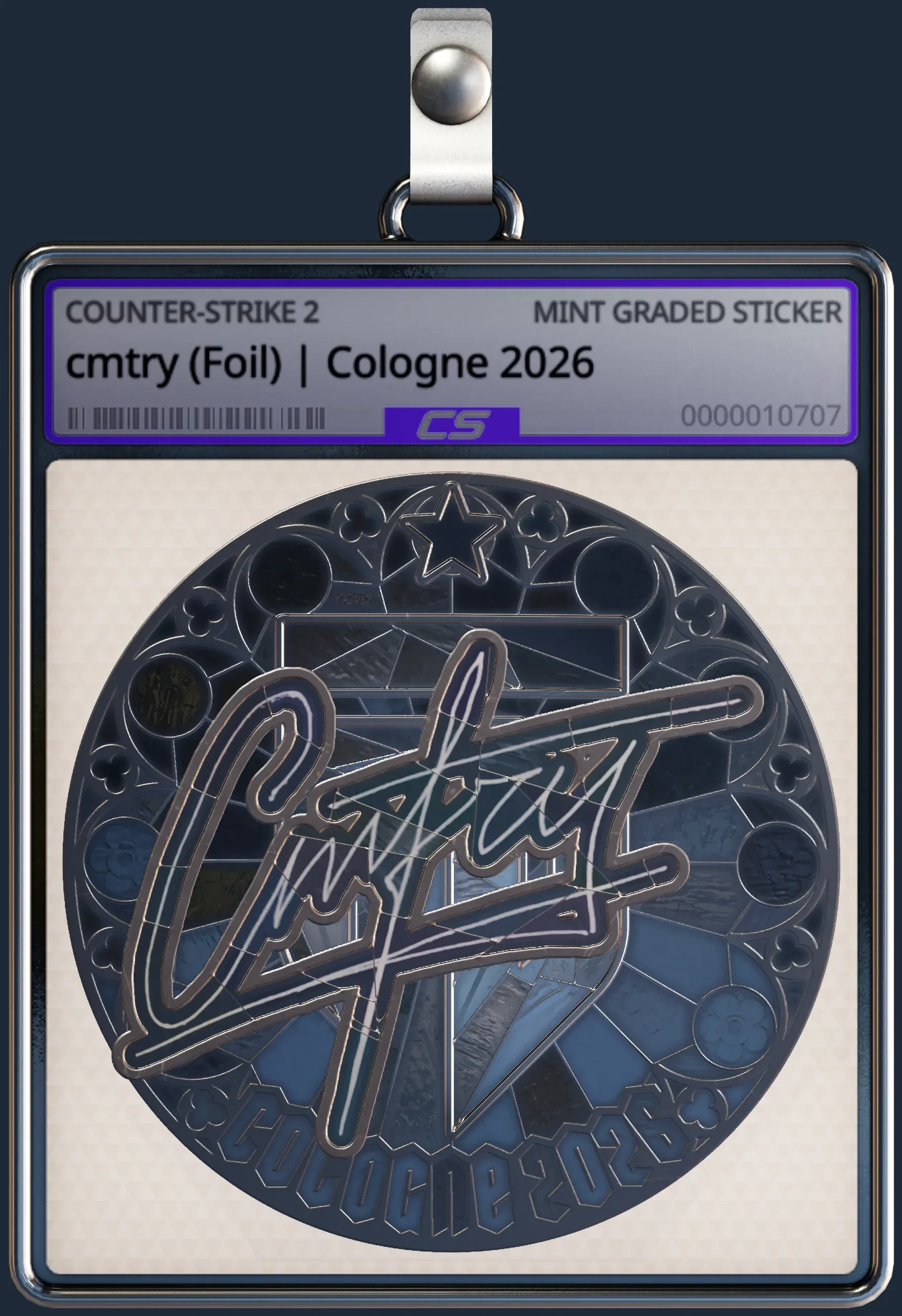 Sticker | cmtry (Foil) | Cologne 2026