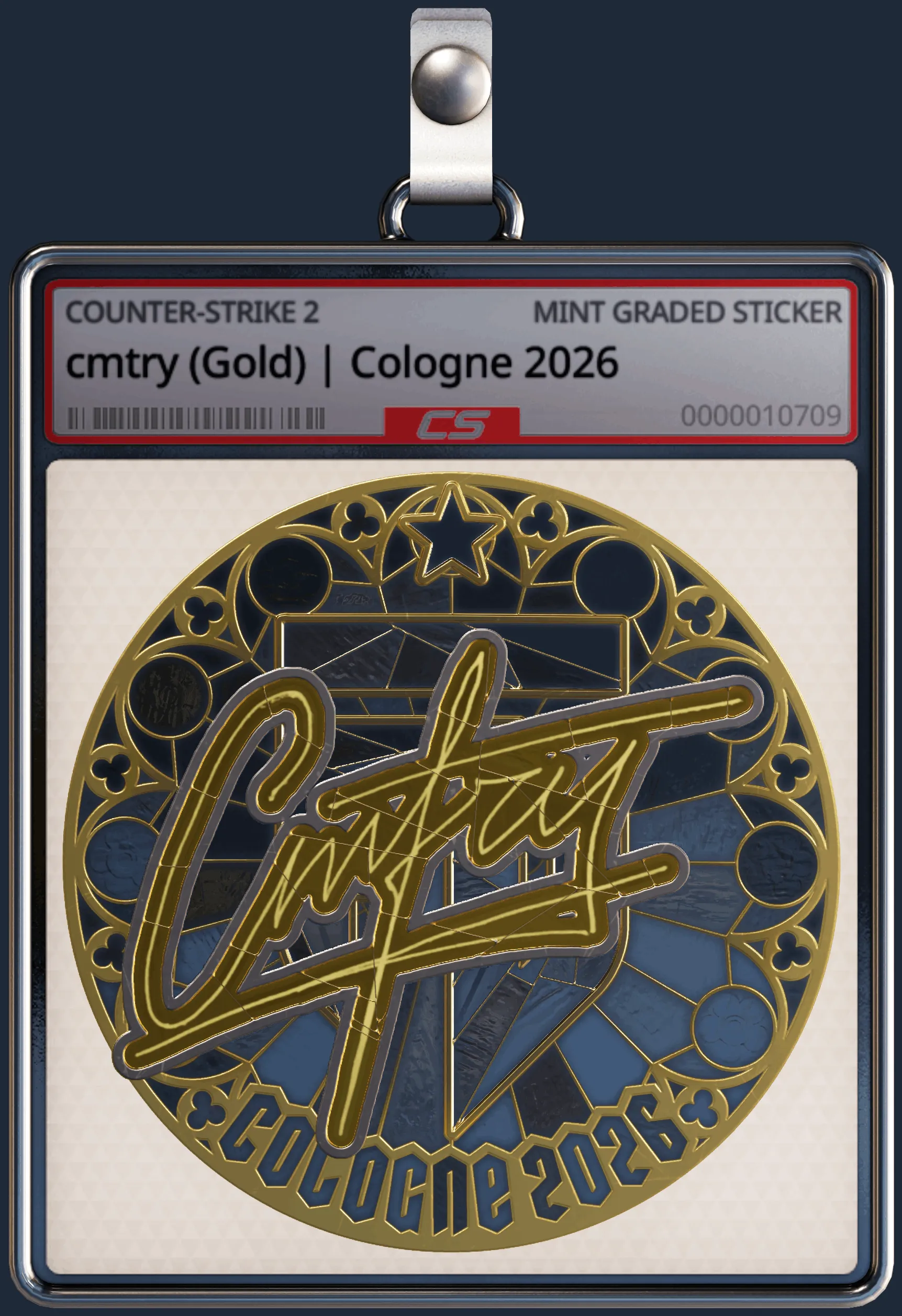 Sticker | cmtry (Gold) | Cologne 2026