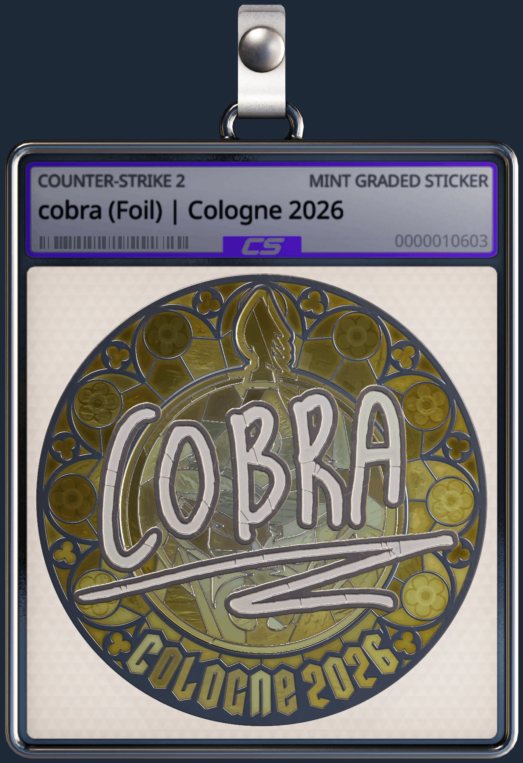 Sticker | cobra (Foil) | Cologne 2026