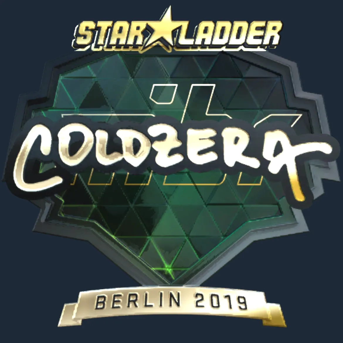 Sticker | coldzera (Gold) | Berlin 2019